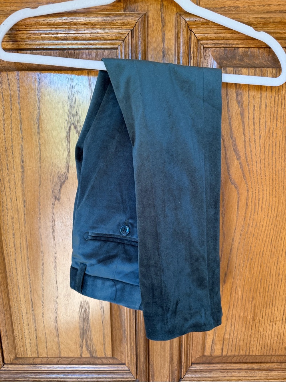 Boys Emerald Velvet Dress Pants - Trish Scully Child